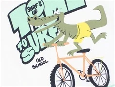 Name It bright white time to surf t-shirt